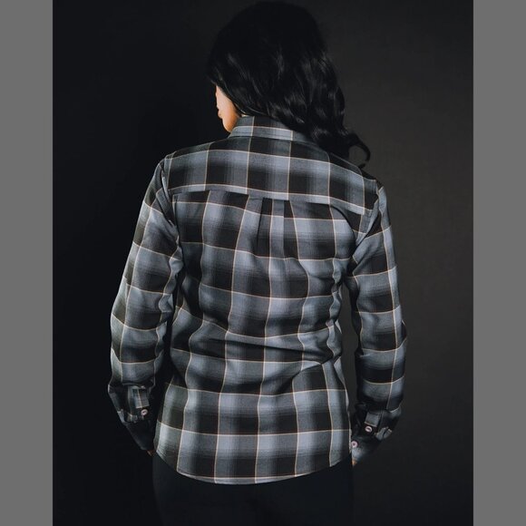 DIXXON FLANNEL x SHADOWS FALL Flannel Shirt - Women's Large - Picture 3 of 11